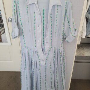 dress blue gingham